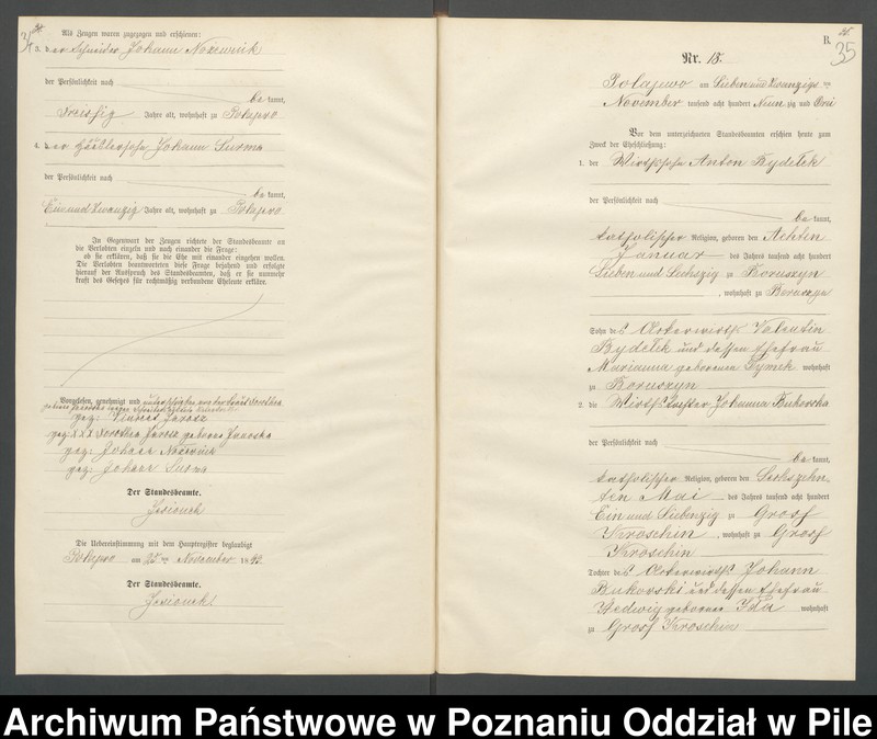 Obraz 20 z jednostki "Księga małżeństw"