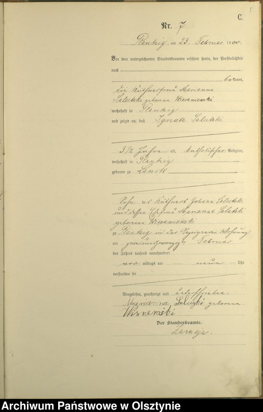 image.from.unit.number "Sterbe-haupt-Register Nr 1 - 23"