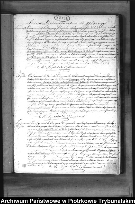 Obraz z jednostki "[Księga duplikat aktów urodzonych, zaślubionych i zmarłych]"