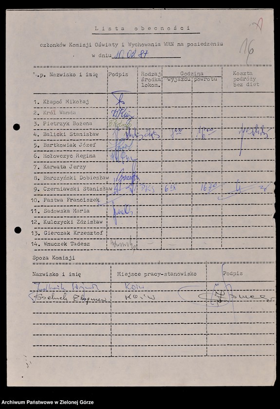 image.from.unit.number "Protokóły z posiedzeń Komisji Oświaty i Wychowania Wojewódzkiej Rady Narodowej w Zielonej Górze; Nr 2 - 5 "