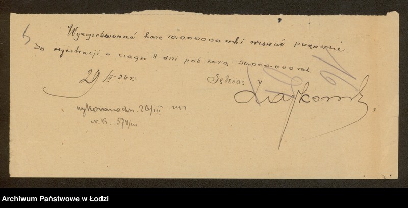 Obraz 7 z jednostki "Moszek Borensztajn- sprzedaż wyrobów tytoniowych"