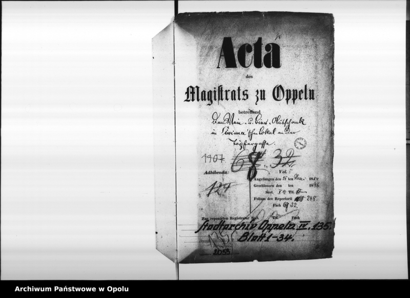 Obraz 4 z jednostki "Acta des Magistrats zu Oppeln betreffend den Wein- u.[nd] Bier-Ausschank im Siwinna