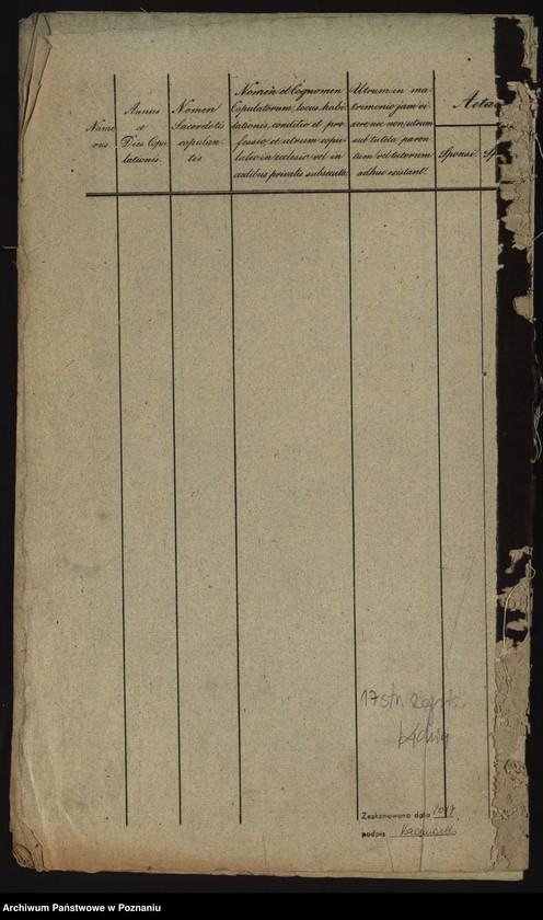 Obraz 13 z jednostki "Liber duplicatus baptisatorum, copulatorum, mortuorum"