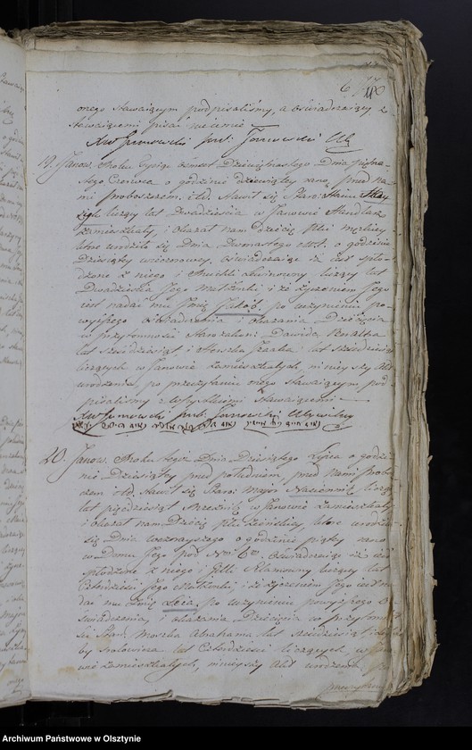 image.from.unit.number "Duplikat. Akta Urodzenia, Zeyścia, Zapowiedzi i Małżeństw wraz z Annexami Gminy Janow od dnia 1 Maja do dnia 30 Kwiet[nia] Roku 1819/20"