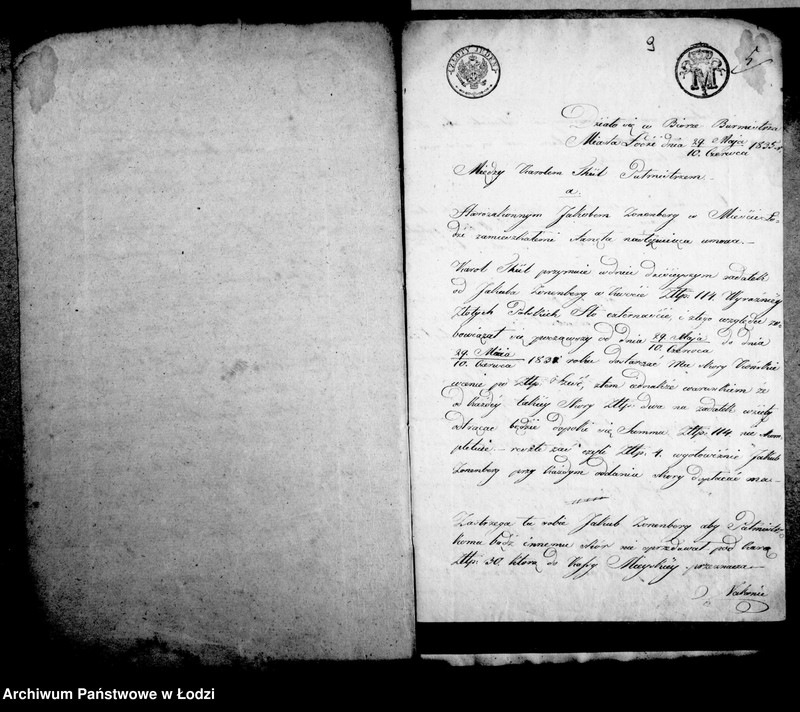 Obraz 13 z jednostki "Akta tyczące się ulokowania półmistrza i zaszłych korespondencji"