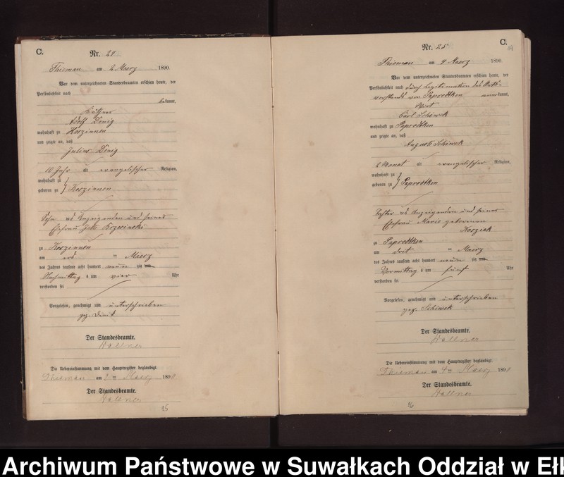 image.from.unit.number "Sterbe-Neben-Register des Preussischen Standes-Amtes Rydzewen Kreis Loetzen"
