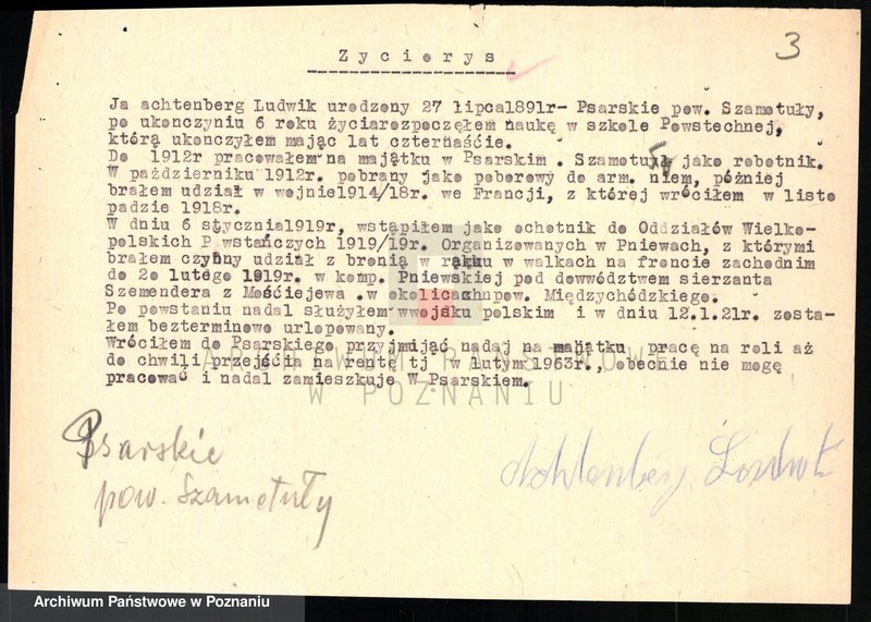 Obraz 14 z jednostki "Życiorysy powstańców wielkopolskich: A - tom l /Abramowski - Andrzejewski/."