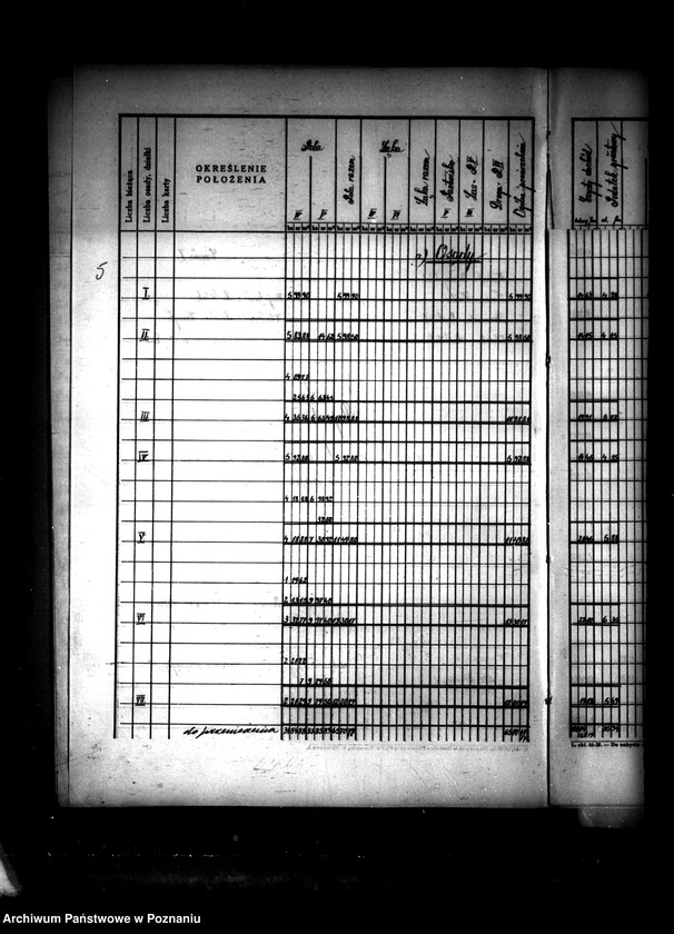 Obraz 9 z jednostki "Tymczasowy rejestr pomiarowo-parcelacyjny odnośnie gruntów przeznaczonych do przymusowego wykupu w roku 1938/39"