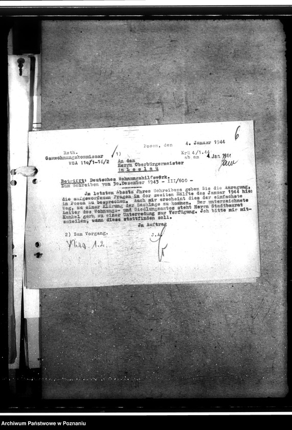 Obraz 10 z jednostki "Deutsches Wohnungshilfswerk. Bau von Behelfsheimen im Kreise Leslau (Włocławek)"