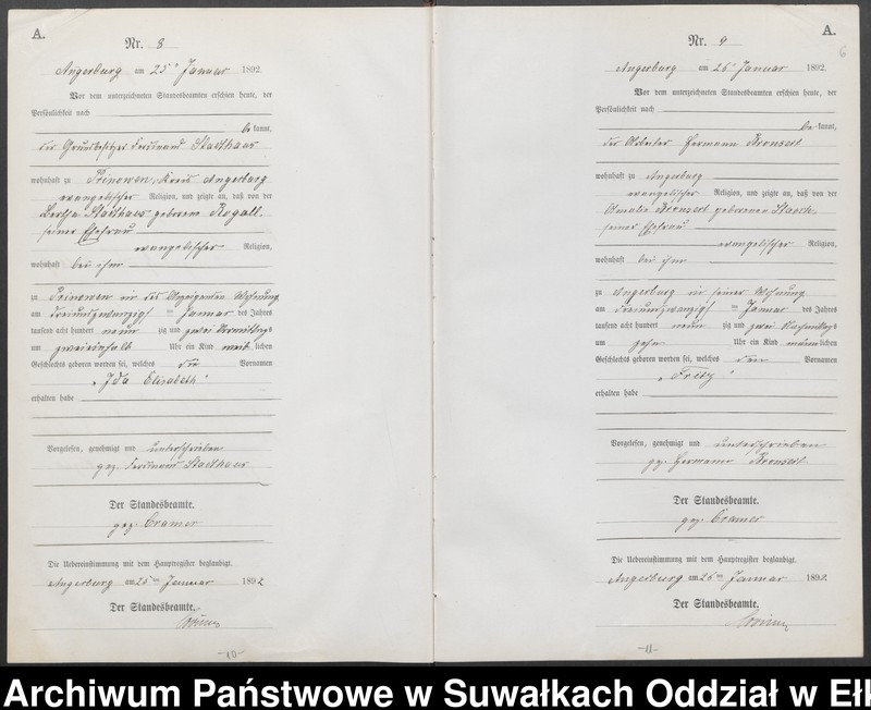 image.from.unit.number "Geburts-Neben-Register des Preussischen Standes-Amtes Angerburg Kreis Angerburg"