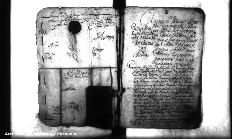 Obraz 3 z jednostki "Inscriptiones, resignationes [protocollon]"