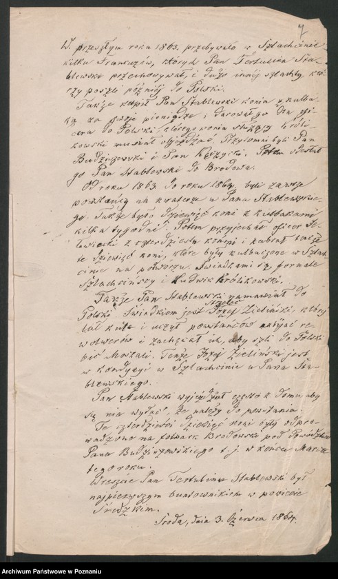 Obraz 12 z jednostki "A. betr. die Familie von Stablewski"