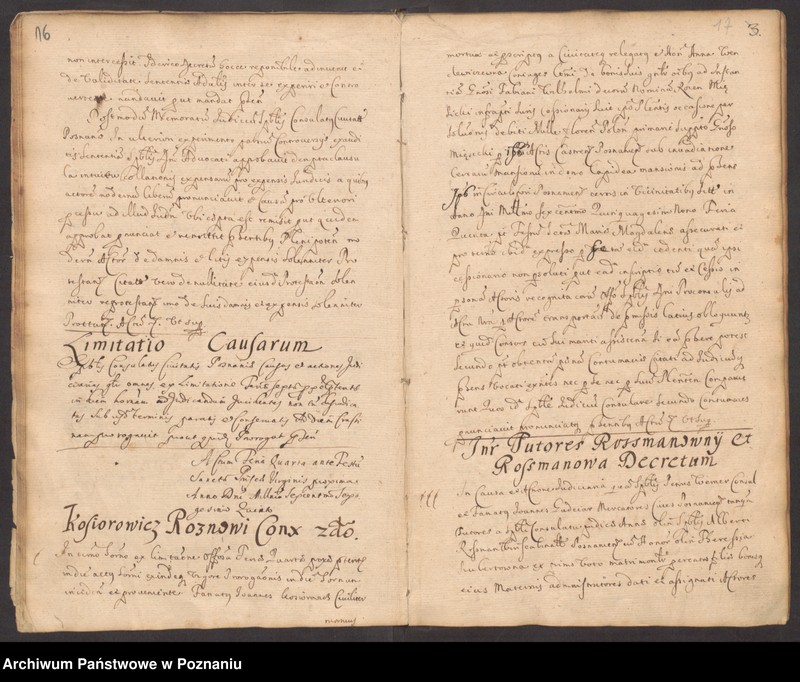 Obraz 12 z jednostki "Protocolon actorum officii consularis Posnaniensis."