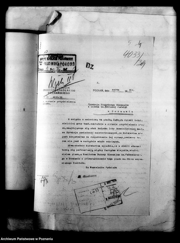 Obraz 9 z jednostki "Prywatne Liceum i Gimnazjum Żeńskie imienia Królowej Jadwigi w Poznaniu"