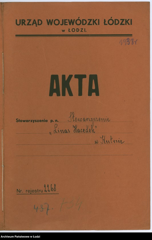 Obraz 2 z jednostki "Stowarzyszenie "Linas Hacedek" w Kutnie"