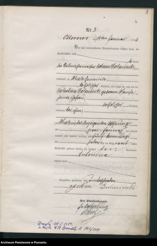 Obraz 6 z jednostki "Księga urodzeń"