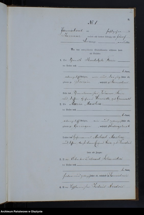 Obraz z jednostki "Heiraths-Neben-Register Nr 1 - 6"
