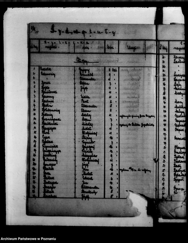 Obraz 15 z jednostki "/Damy sierot, wykazy dzieci/"