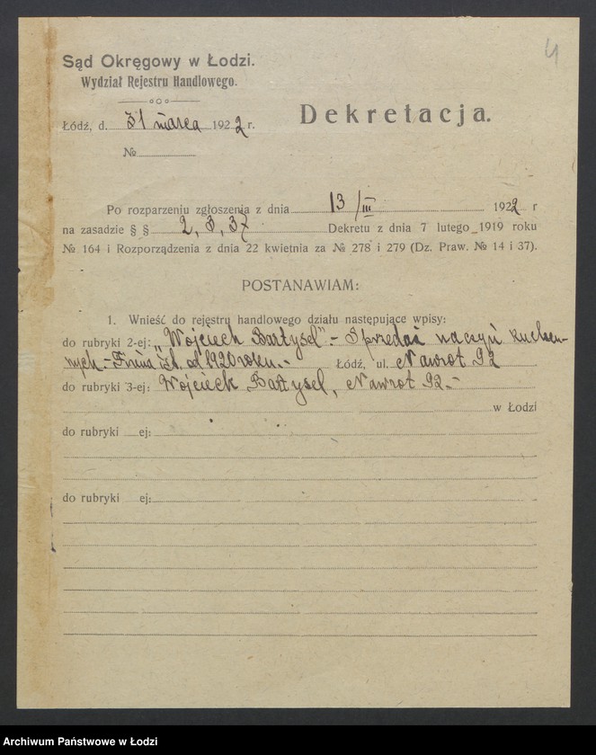 Obraz 6 z jednostki "Wojciech Bartyzel - sprzedaż naczyń kuchennych"