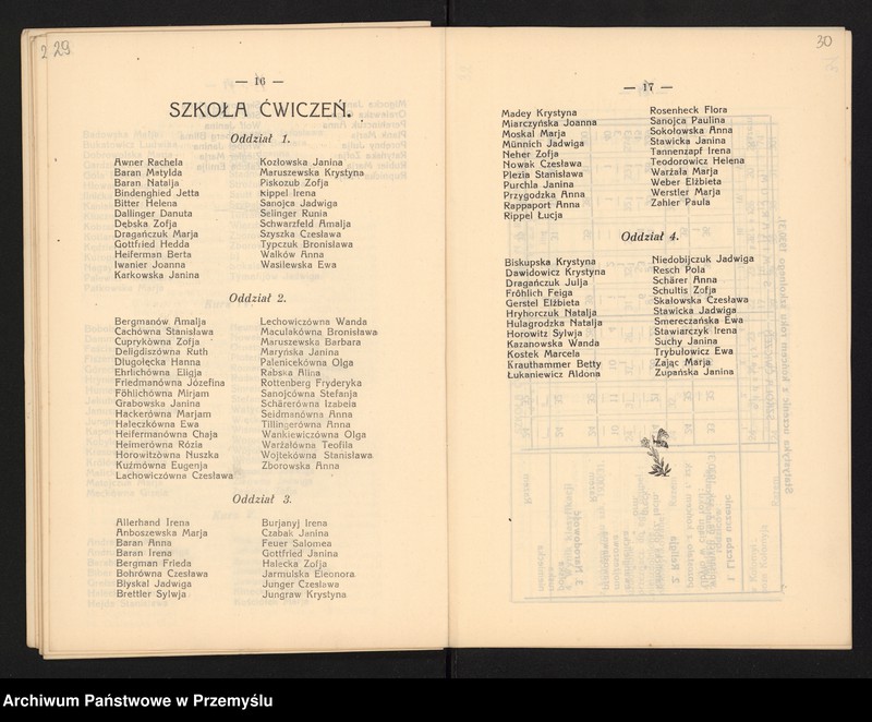 image.from.unit.number "Sprawozdanie Dyrekcji Państw.[owego] Seminarjum Nauczycielskiego Żeńskiego w Kołomyi za rok szkolny 1930/31"