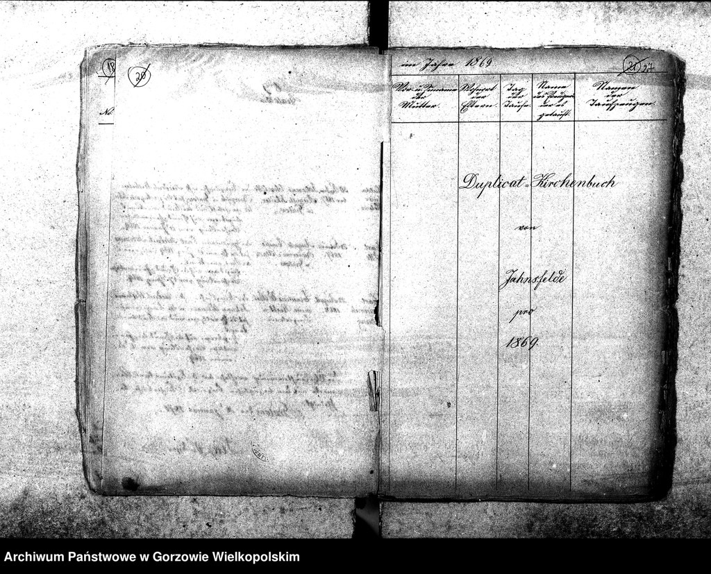 image.from.unit.number "Duplikate der Kirchenbücher von der Parochie Gralow: Gralow (Gralewo) mit Bergkolonie (Górki), Krieningswerder (Krzynka), Gralower Untermühle, Jahnsfelde (Janczewo), Zantoch (Santok)"