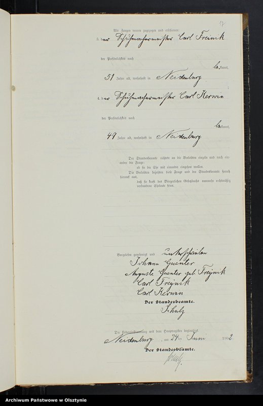image.from.unit.number "Heiraths-Neben-Register Nr 1 - 33"