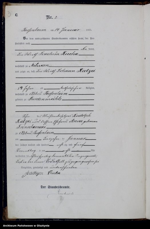 image.from.unit.number "Sterbe-Haupt-Register Nr 1 - 101"