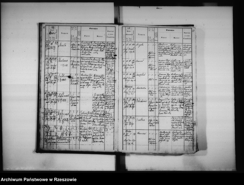 image.from.unit.number "Księga urodzeń Medynia Głogowska i Medynia Łańcucka"