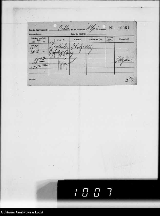 Obraz 18 z jednostki "Theodor Oelke [rachunki za dostawy towarów dla Getta]"