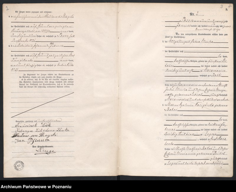 Obraz 4 z jednostki "Księga małżeństw"