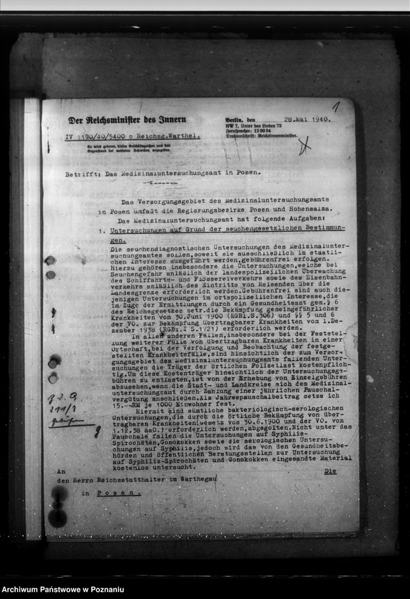 Obraz 5 z jednostki "Errichtung eines städtischen chemischen Untersuchungsamtes. Gesundheitsaufscher. Geschäftsverteilungsplan"