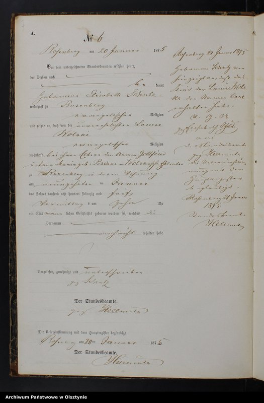 Obraz 9 z jednostki "Geburts-Neben-Register Nr 1 - 121"