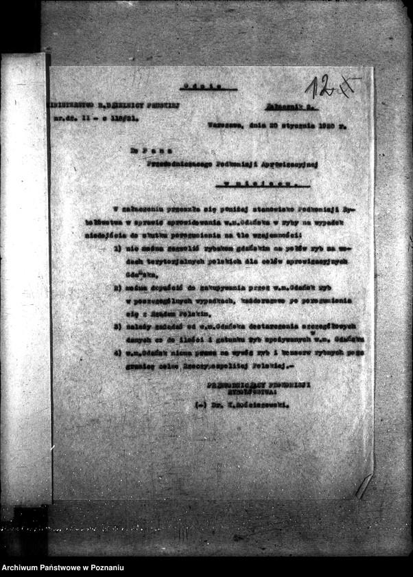 Obraz 17 z jednostki "Sprawy szczegółowo-administracyjne Pertraktacje z Niemcami w sprawie rybołówstwa morskiego"