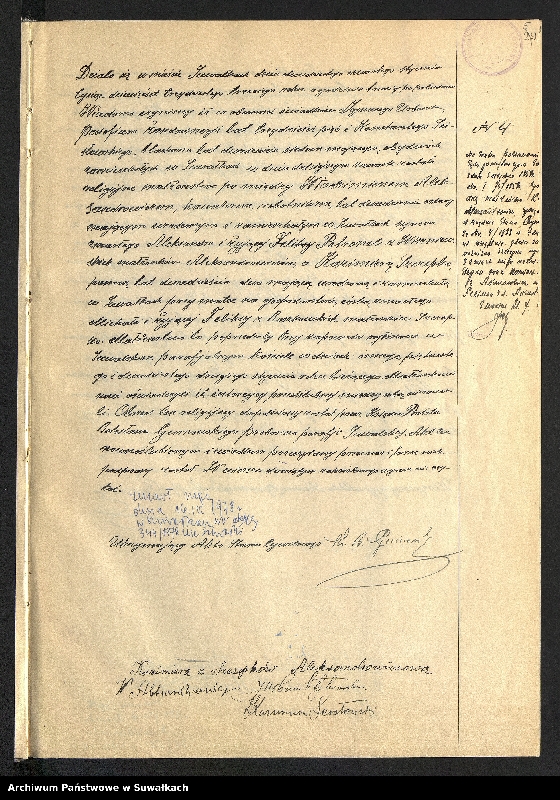 image.from.unit.number "Akta m[ałżeństw] z[gonów] 1933"