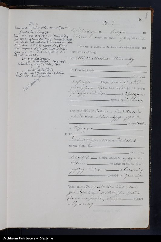image.from.unit.number "Heiraths-Neben-Register Nr 1 - 47"
