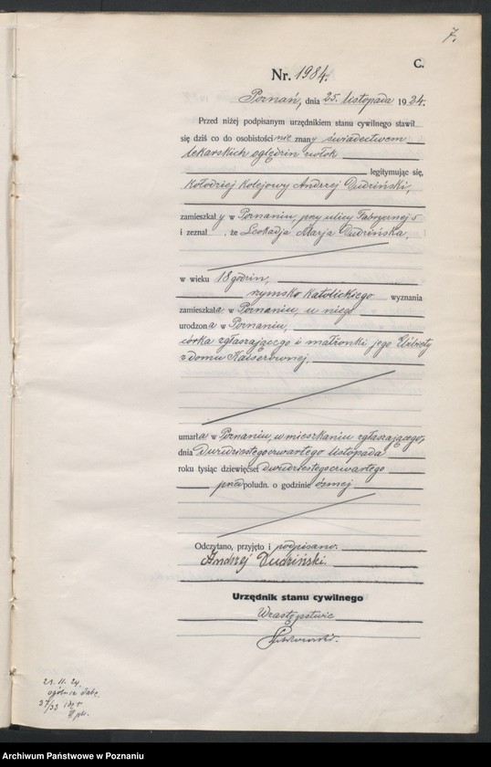 Obraz 9 z jednostki "Księga miejscowa zgonów tom IV [Rejestr główny zgonów]"