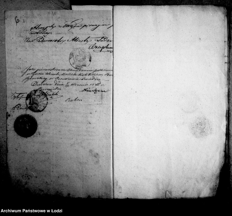 Obraz 10 z jednostki "Akta tyczące się regulacji i melioracji miasta Łodzi"