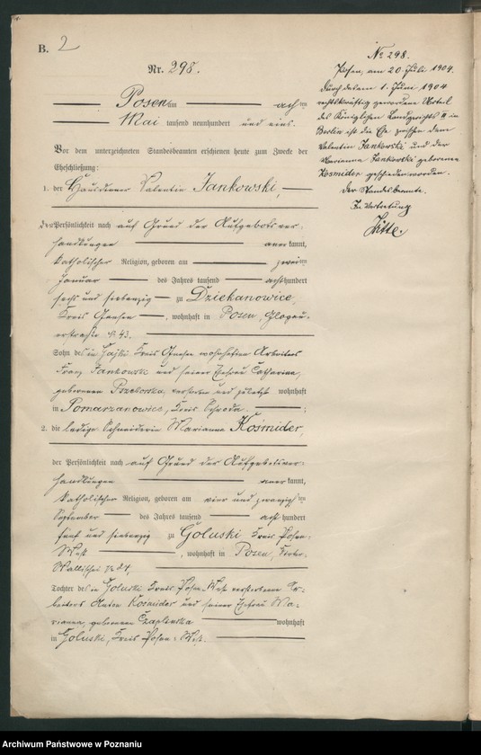 Obraz 5 z jednostki "[Księga małżeństw t. II]"