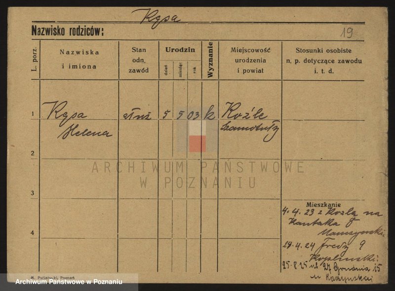 Obraz 19 z jednostki "Kępski - Kielasiński (Kü)"