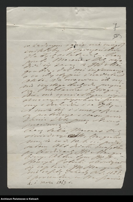 image.from.unit.number "Akta Edwarda Grabowskiego obrońcy przy Radzie Stanu Królestwa /Korespondencja w sprawach prawno- majątkowych/"