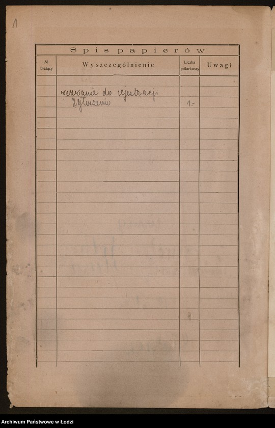 Obraz 3 z jednostki "Anatol Lothe, właściciel Dawid Maisel- fabrykacja i sprzedaż towarów manufakturowych"