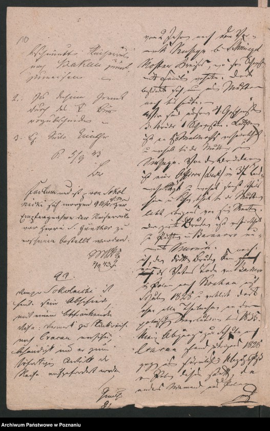 Obraz 16 z jednostki "A. betr. den Vinzent Sobierajski, Ignatz von Sokolnicki, gräfliche Familie Sokolnicki und Michael Graf Soltan"