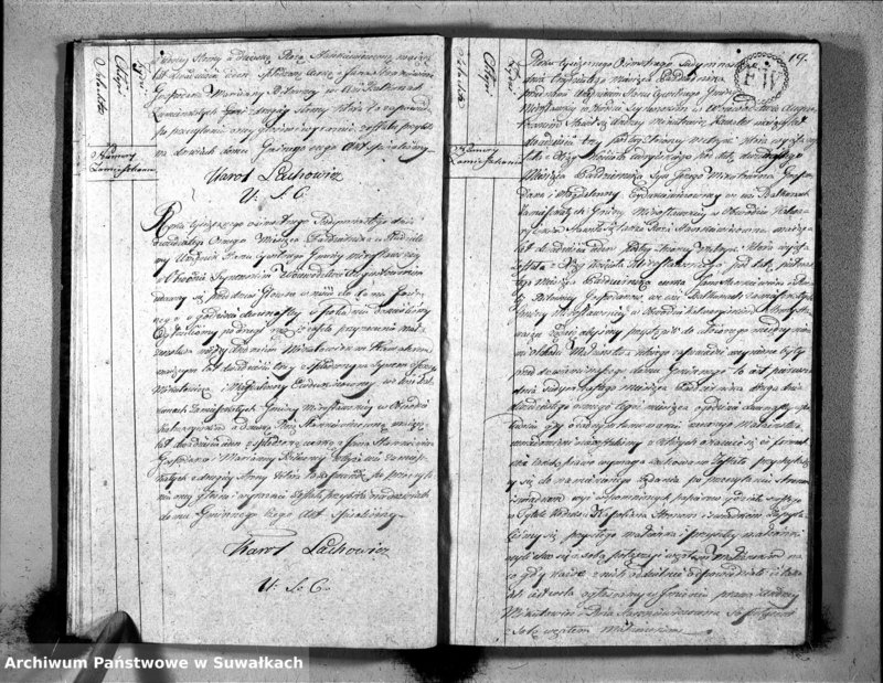 image.from.unit.number "Akta Zaszlubionych Gminy Mirosławskiey Na rok 1817"