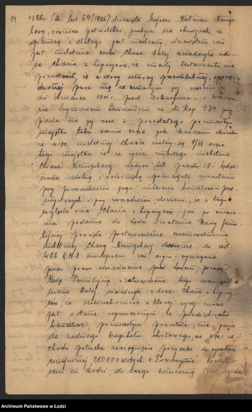 Obraz 16 z jednostki "Szla,a Aron Kenigsberg - sprzedaż manufaktury"