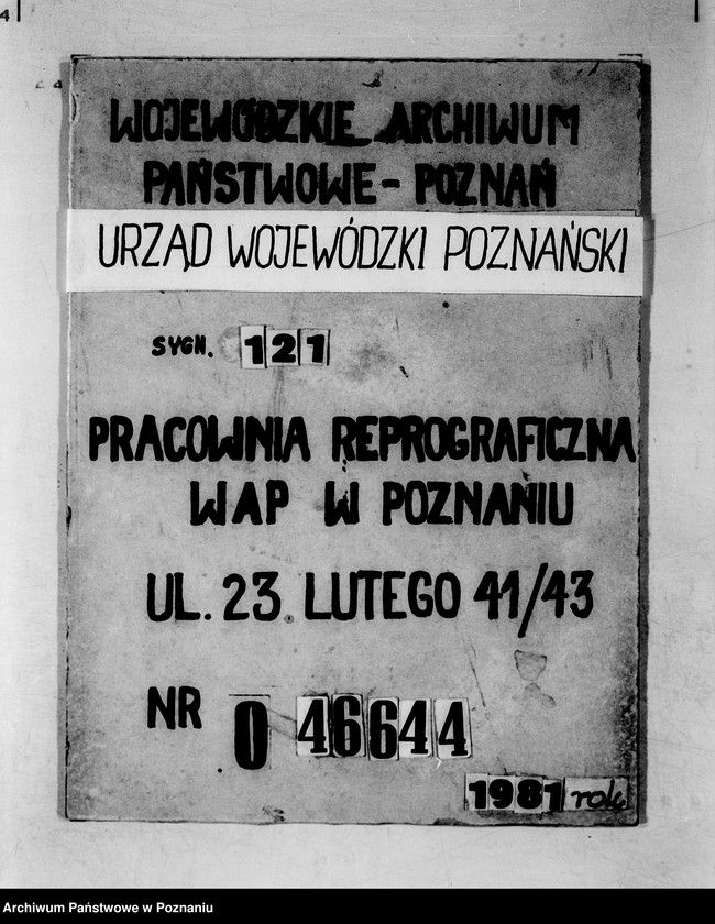 Obraz 1 z jednostki "Zbiór ogólników i zarządzeń Ministerstwa Spraw Wewnętrznych"