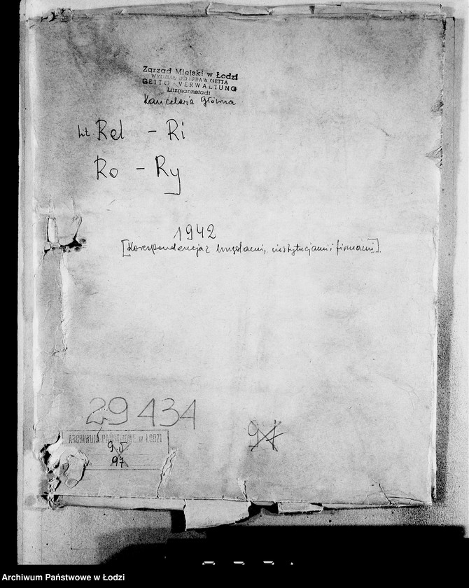 Obraz 4 z jednostki "[Korespondencja z urzędami, instytucjami i firmami] Lit.Rel-Ry."