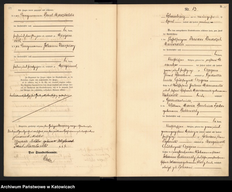image.from.unit.number "Księga Małżeństw [ Heiraths-Haupt-Register ] nr 1 - 70"