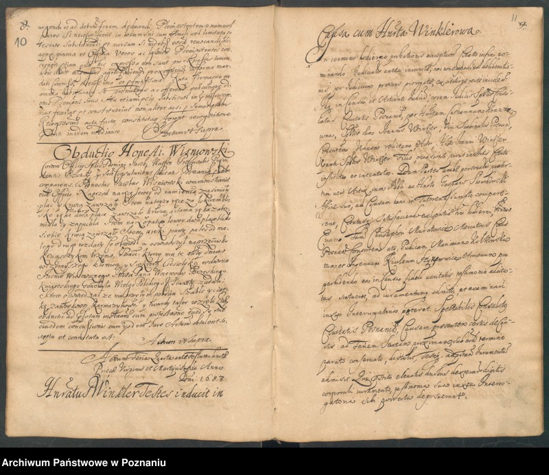 Obraz 9 z jednostki "Protocolon actorum officii consularis Posnaniensis."