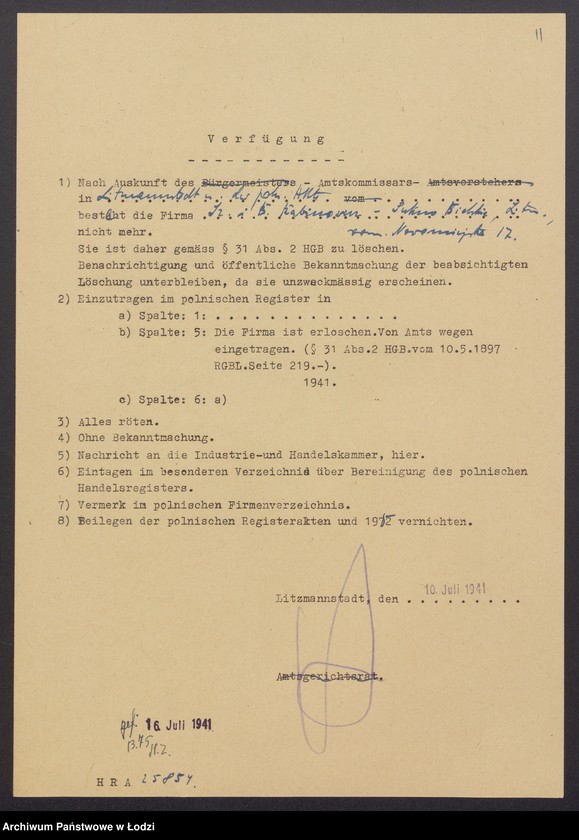 Obraz 13 z jednostki "„Sukno Bielski” Szloma Ber Rabinowicz – sprzedaż manufaktury"