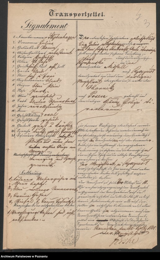 Obraz 7 z jednostki "A. betr. den polnischen Flüchtling Literaten Julius von Stephenhagen"